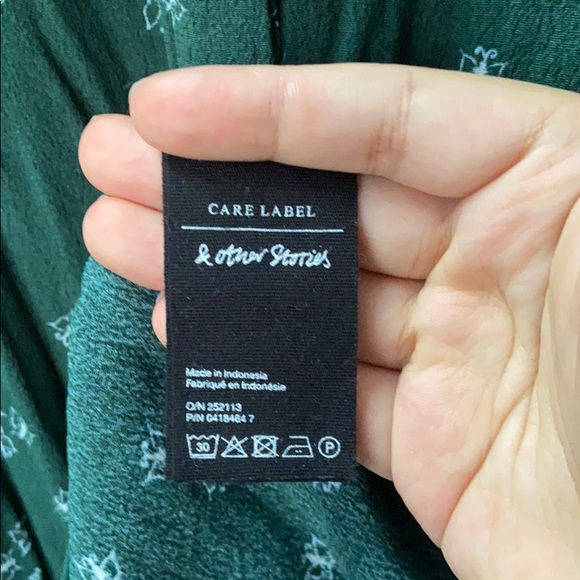 & other stories Green Blouse with Butterflies - Picture 4 of 5